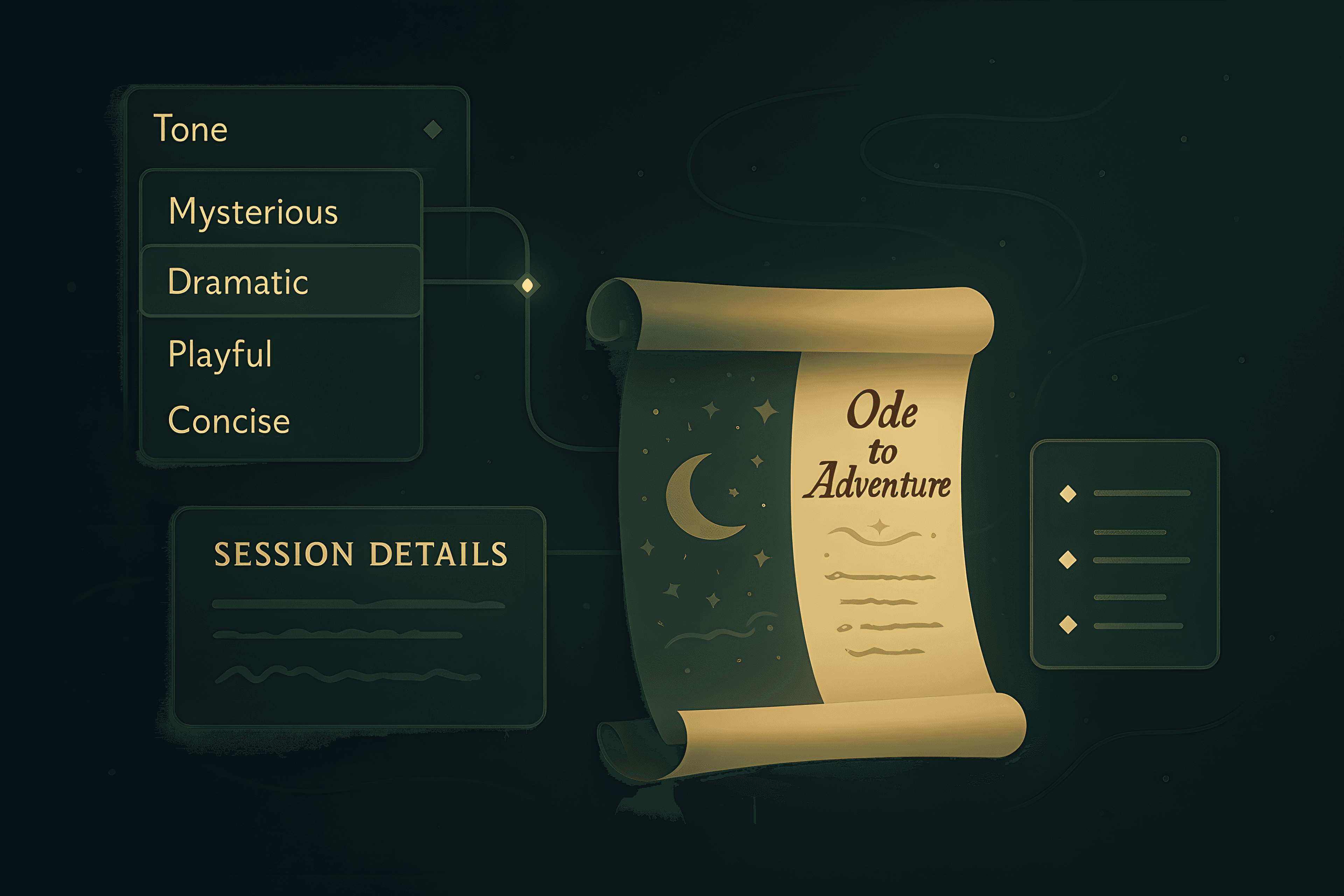 Archivist's customization tools for TTRPG summaries and chatbot tone